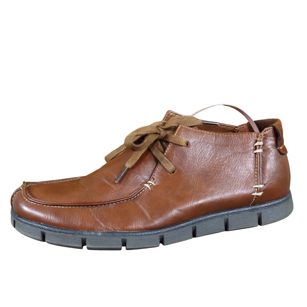 Madden Wiley Men Casual Lace Up Shoes‎ Size 7.5 Everyday Comfort Brown Synthetic